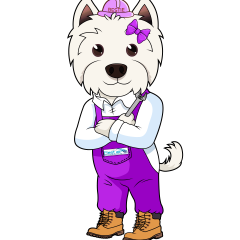 Westie Dog_Cartoon_v7a
